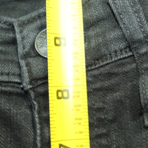 Madewell Roadtripper Skinny Jeans Womens 25 Faded Black Stretch Denim - Picture 8 of 9